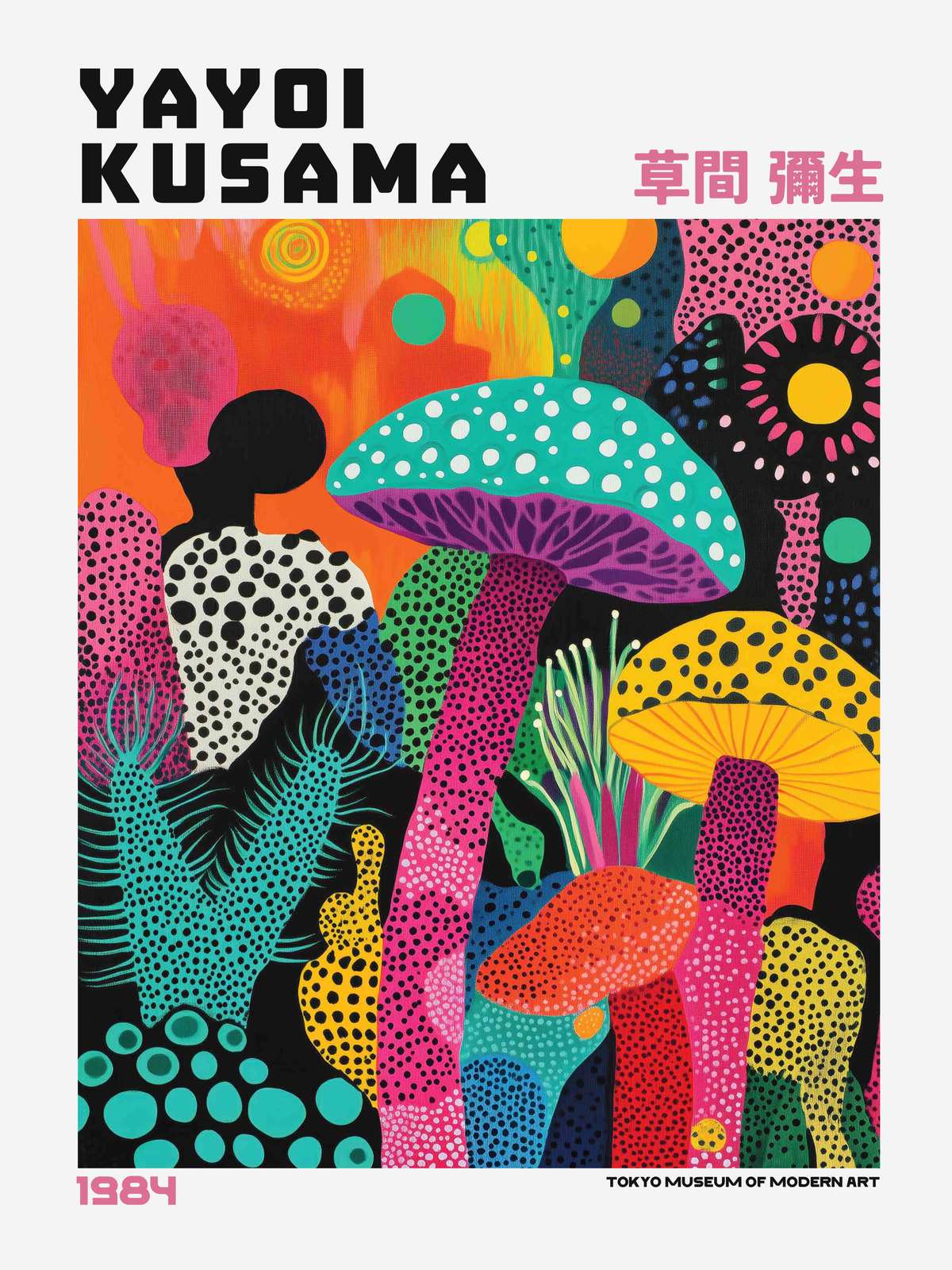 Poster - Yayoi Kusama Abstrakt