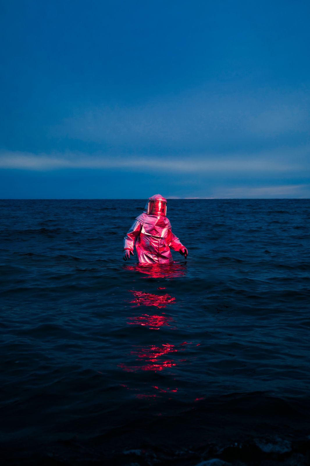 Affisch - Surrealistisk Ocean Reflektion