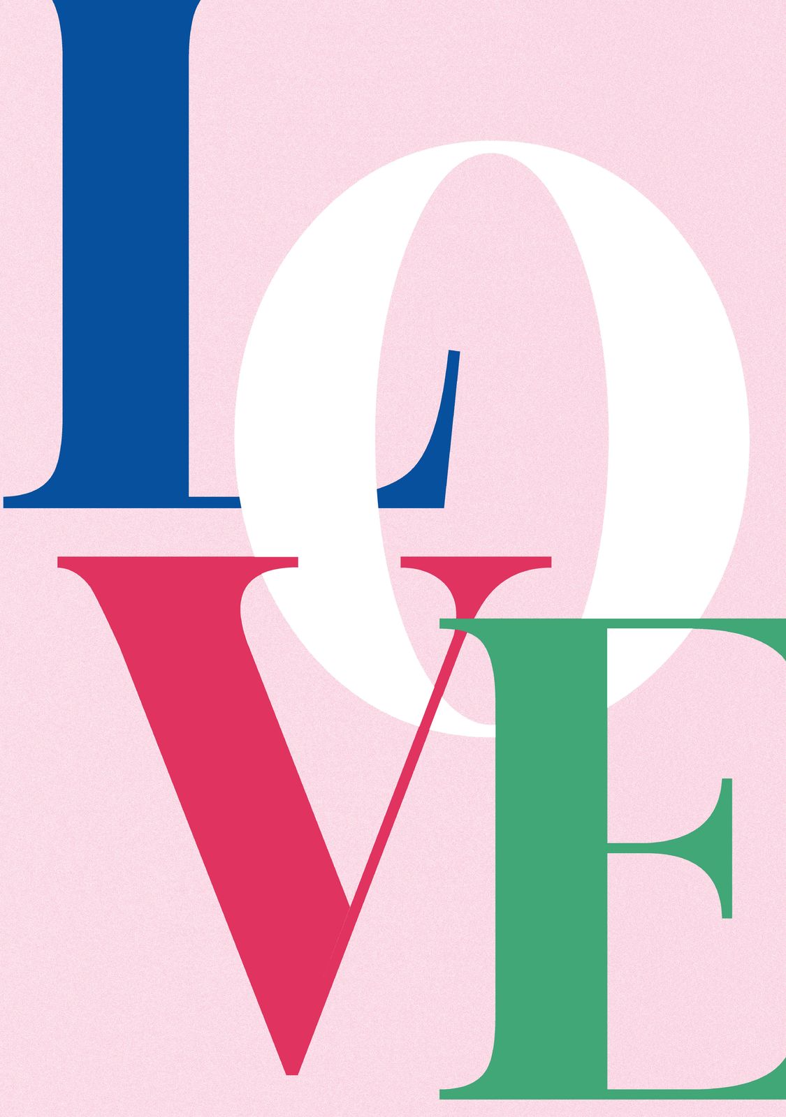 Poster - Love Typografi