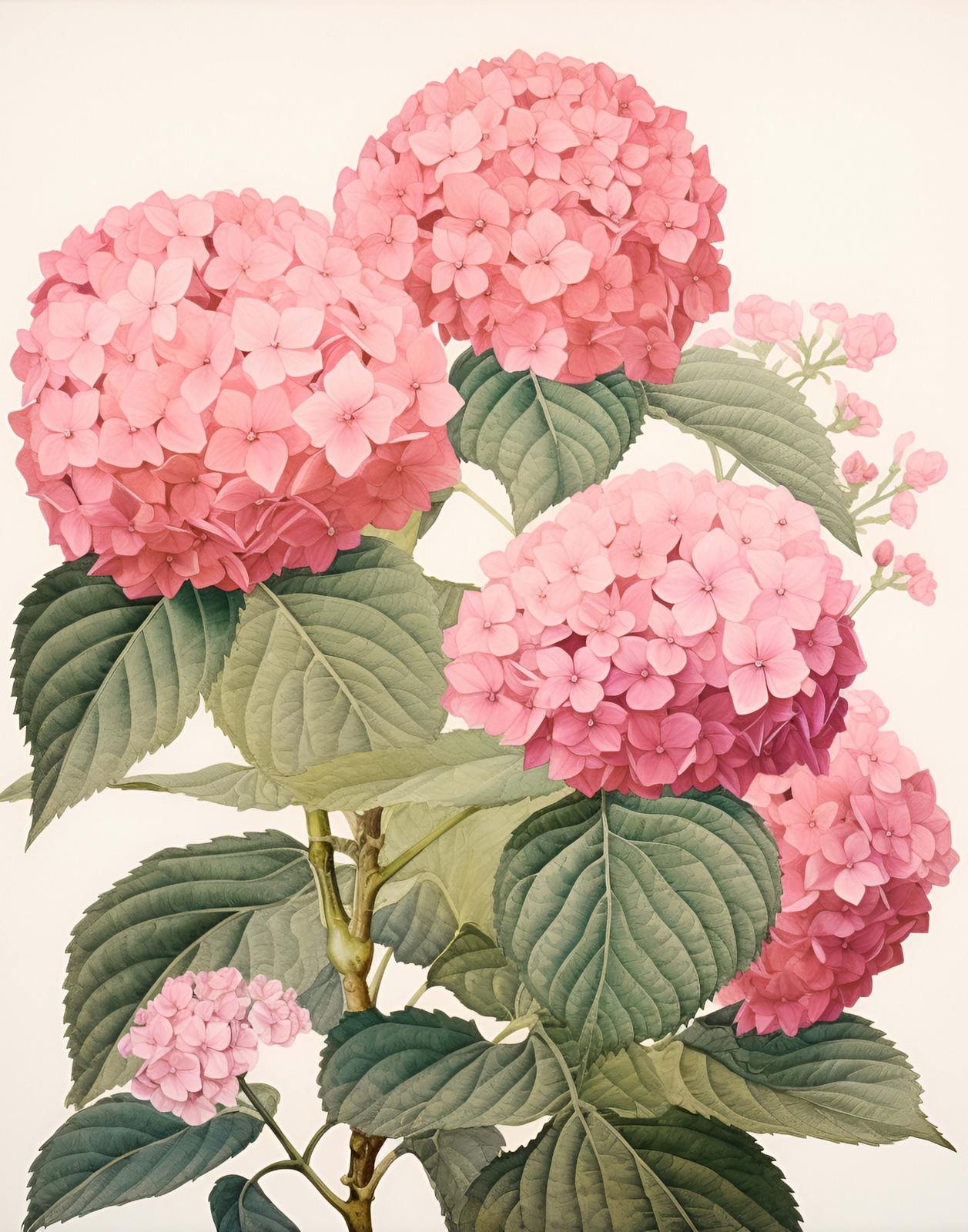 Poster - Rosa Hortensior