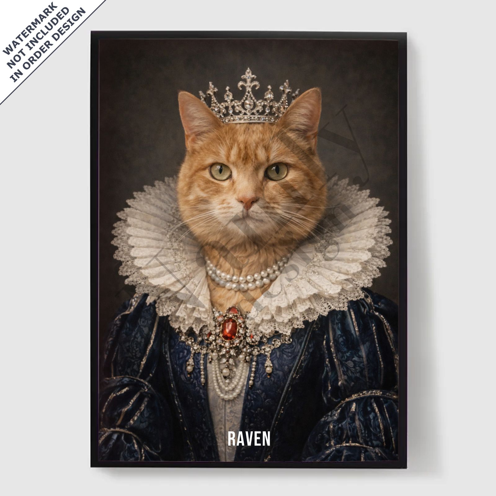 Personlig Poster - Husdjurets Hertiginna - AI Poster