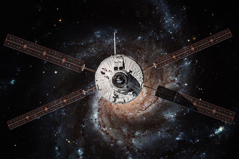Poster - Rymdsatellit
