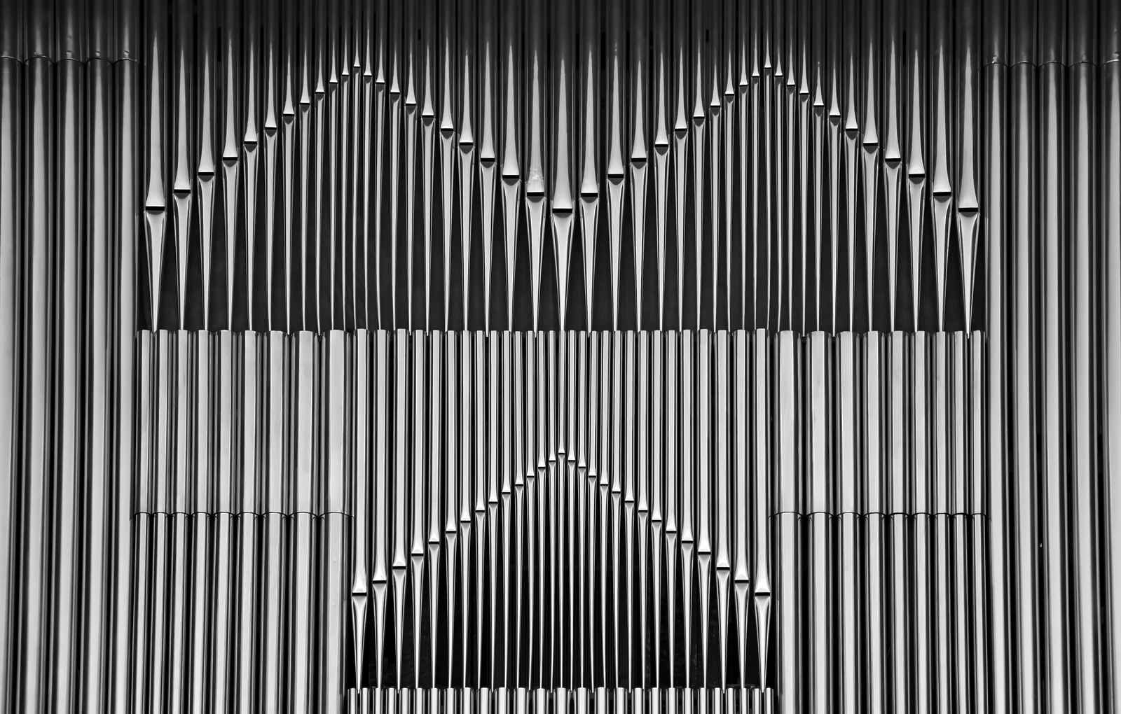 Affisch - Geometriska Metallrör