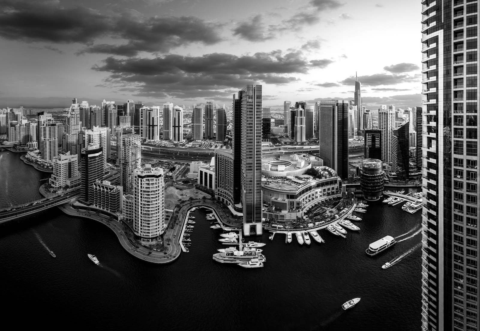 Poster - Dubai Stadssilhuett