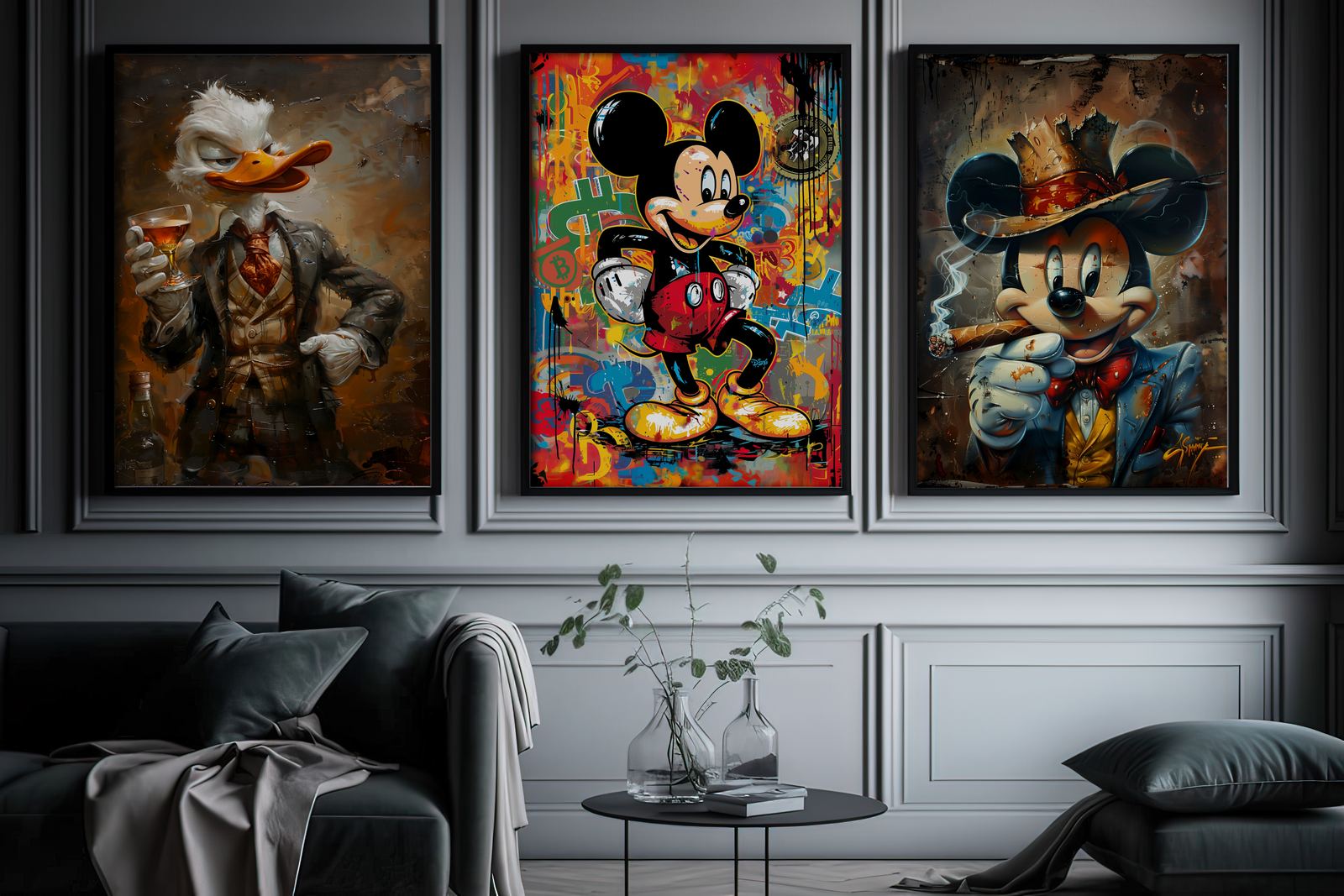 Poster - Whimsical Characters / Set om 3