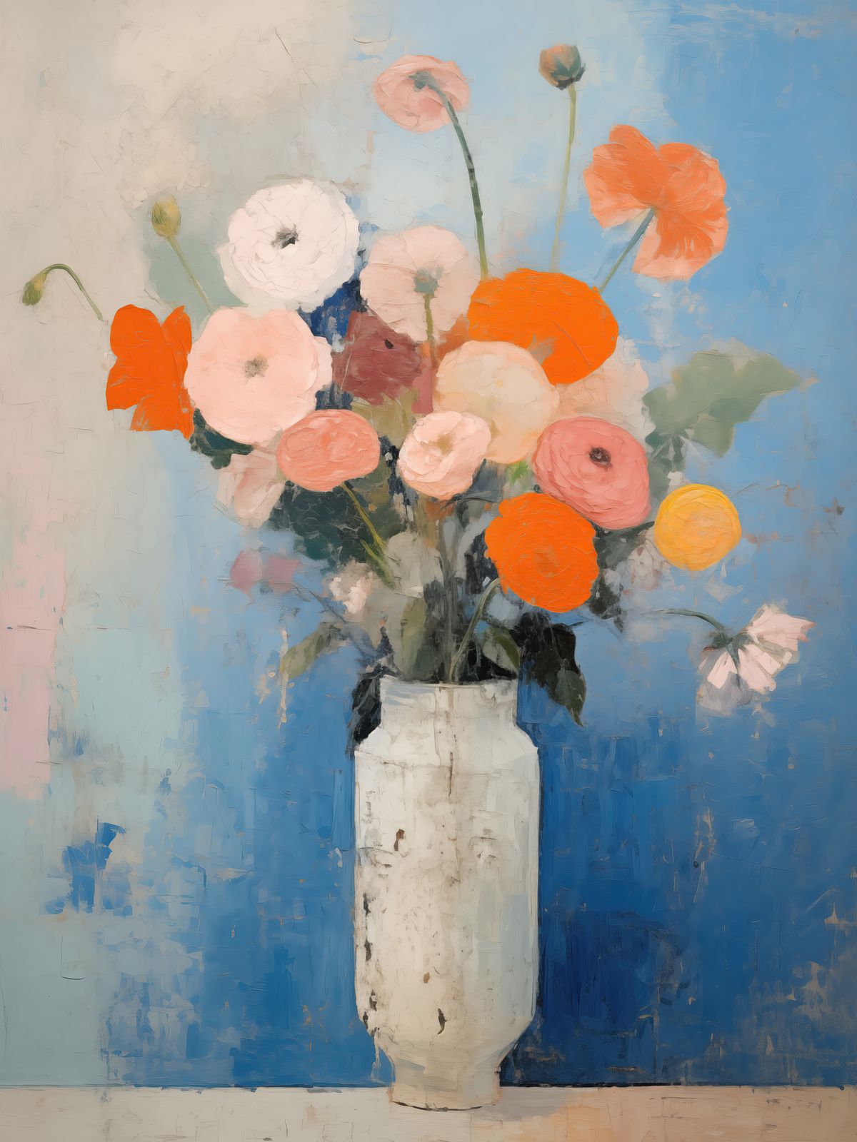 Poster - Levande blomstervas