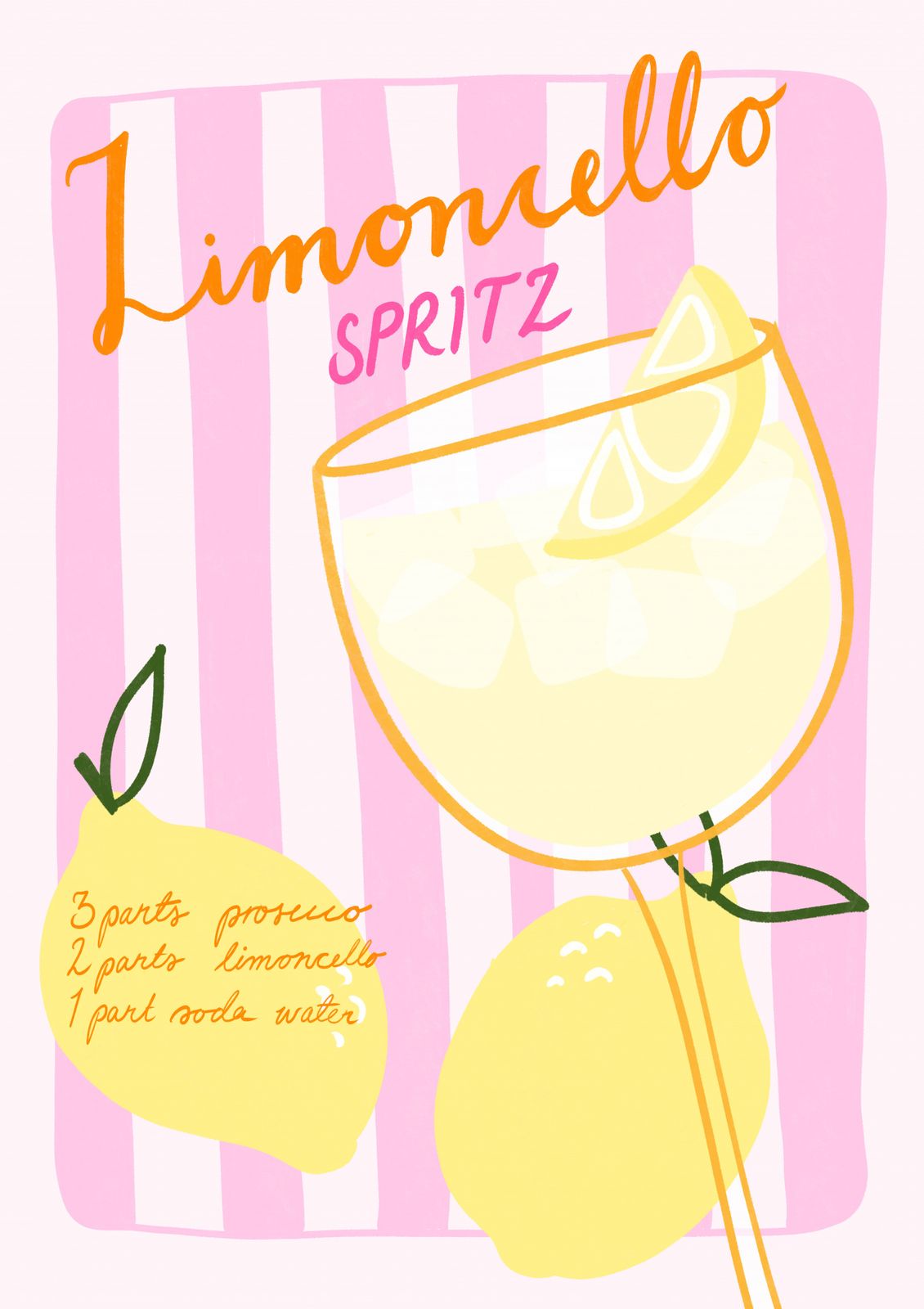 Affisch - Limoncello Spritz