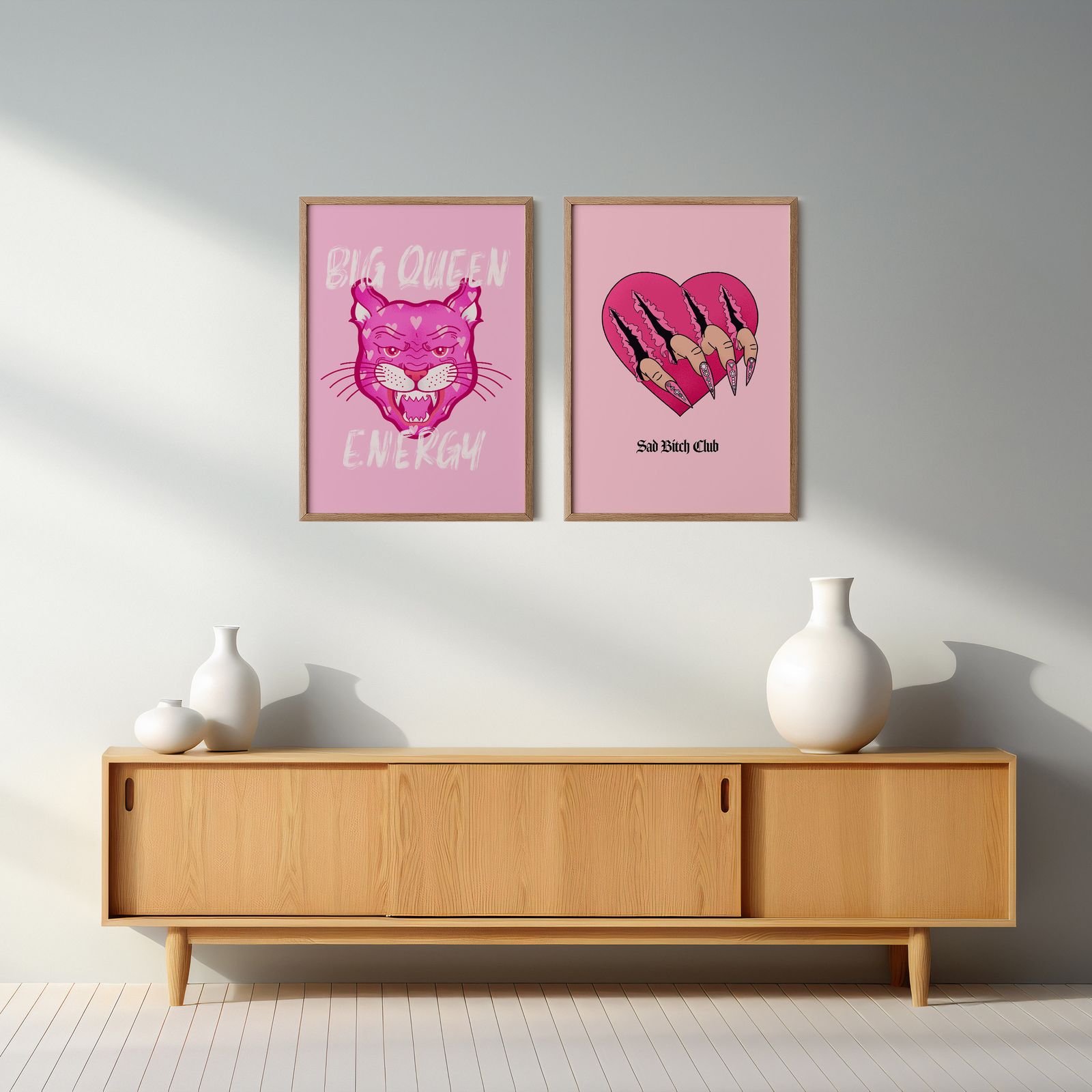 Poster - Stor Drottning Energi / Set av 2