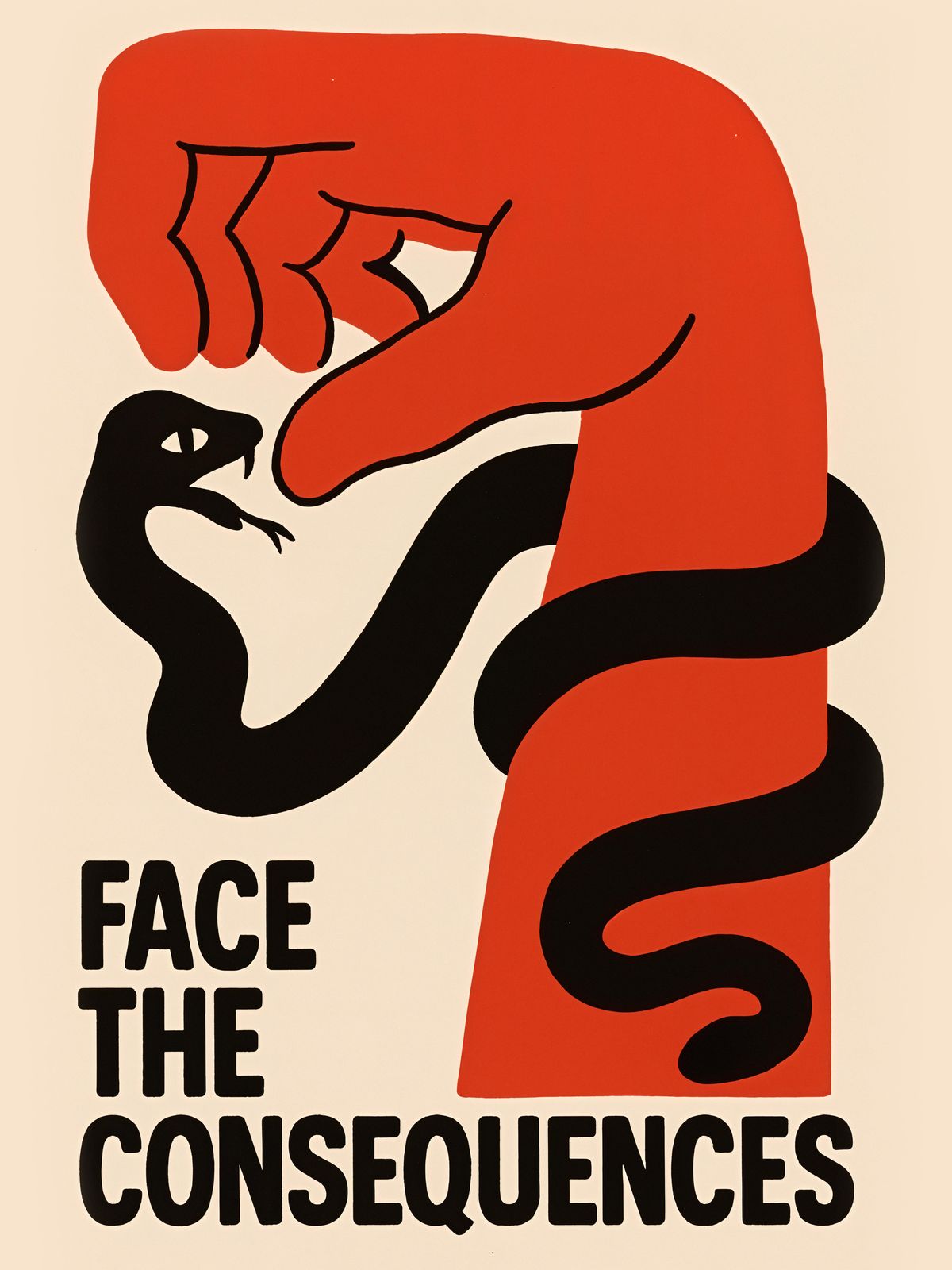 Affisch - Face the Consequences