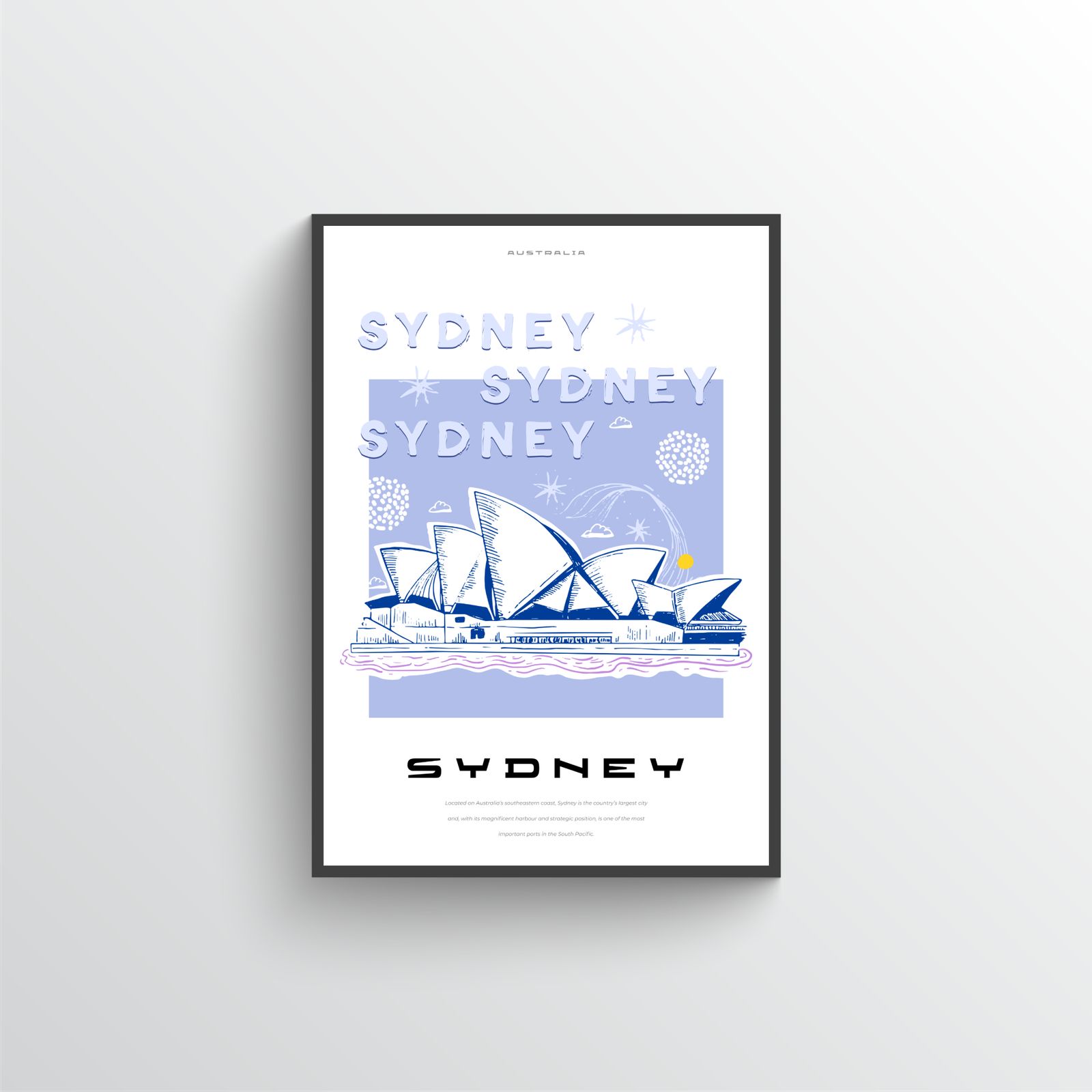 Sydney Opera House Affisch