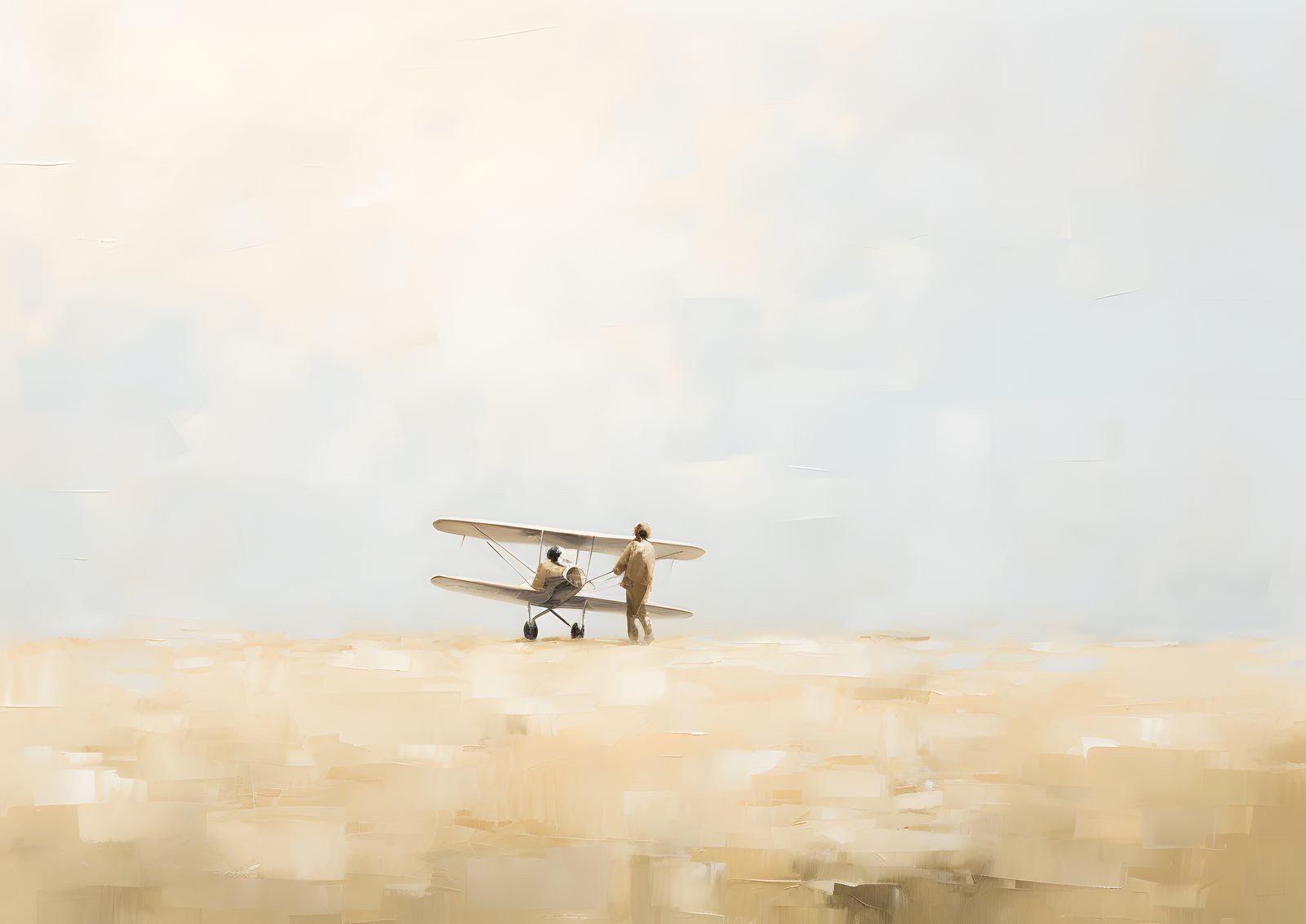 Poster - Vintage Flygplan