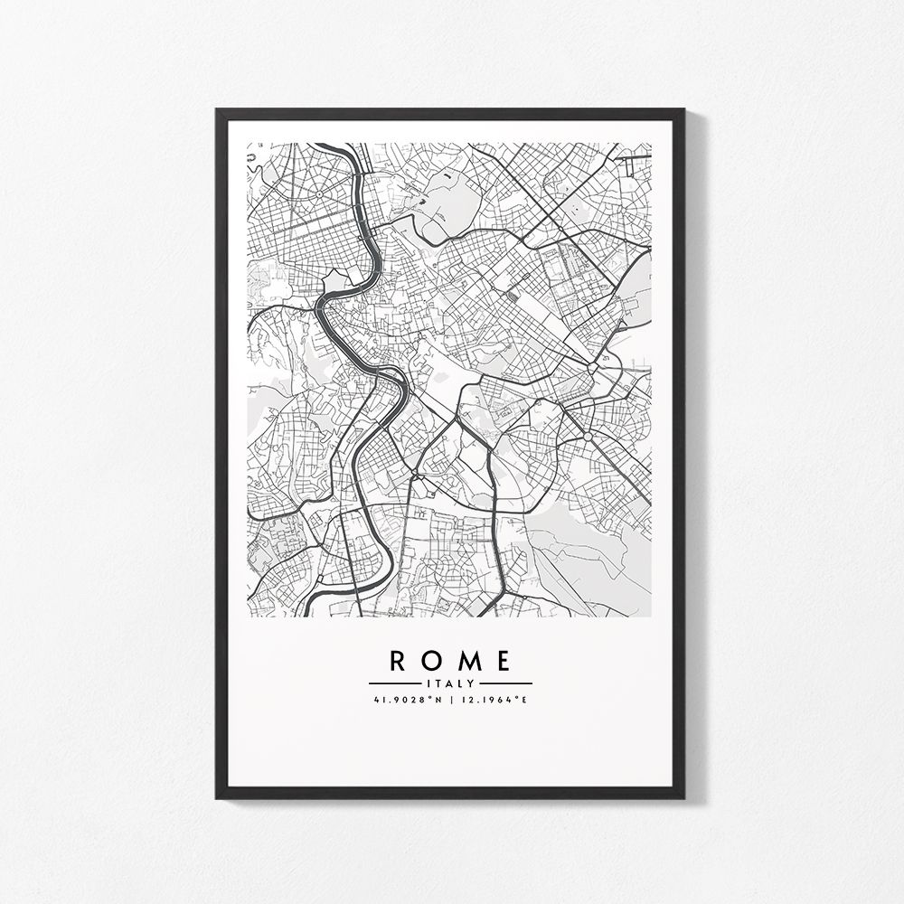 Poster - Romkarta
