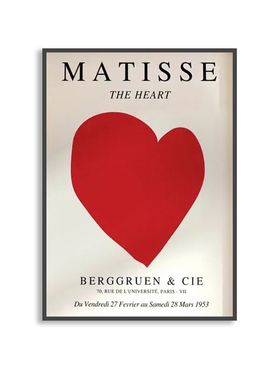 Poster - Matisse Hjärtat