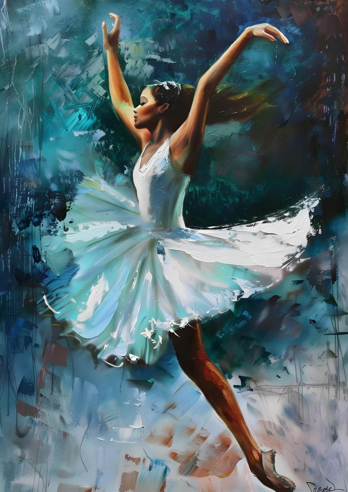 Affisch - Ballerinadans