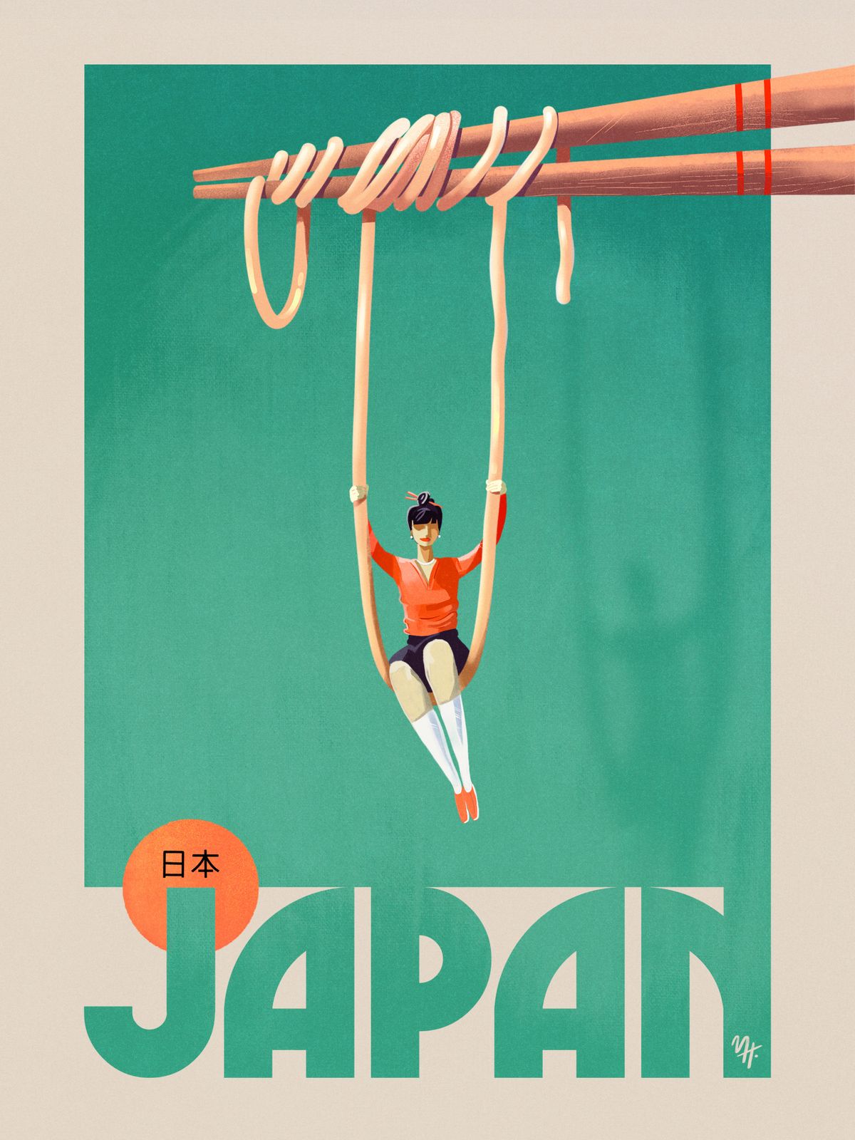 Poster - Japanskt konstverk