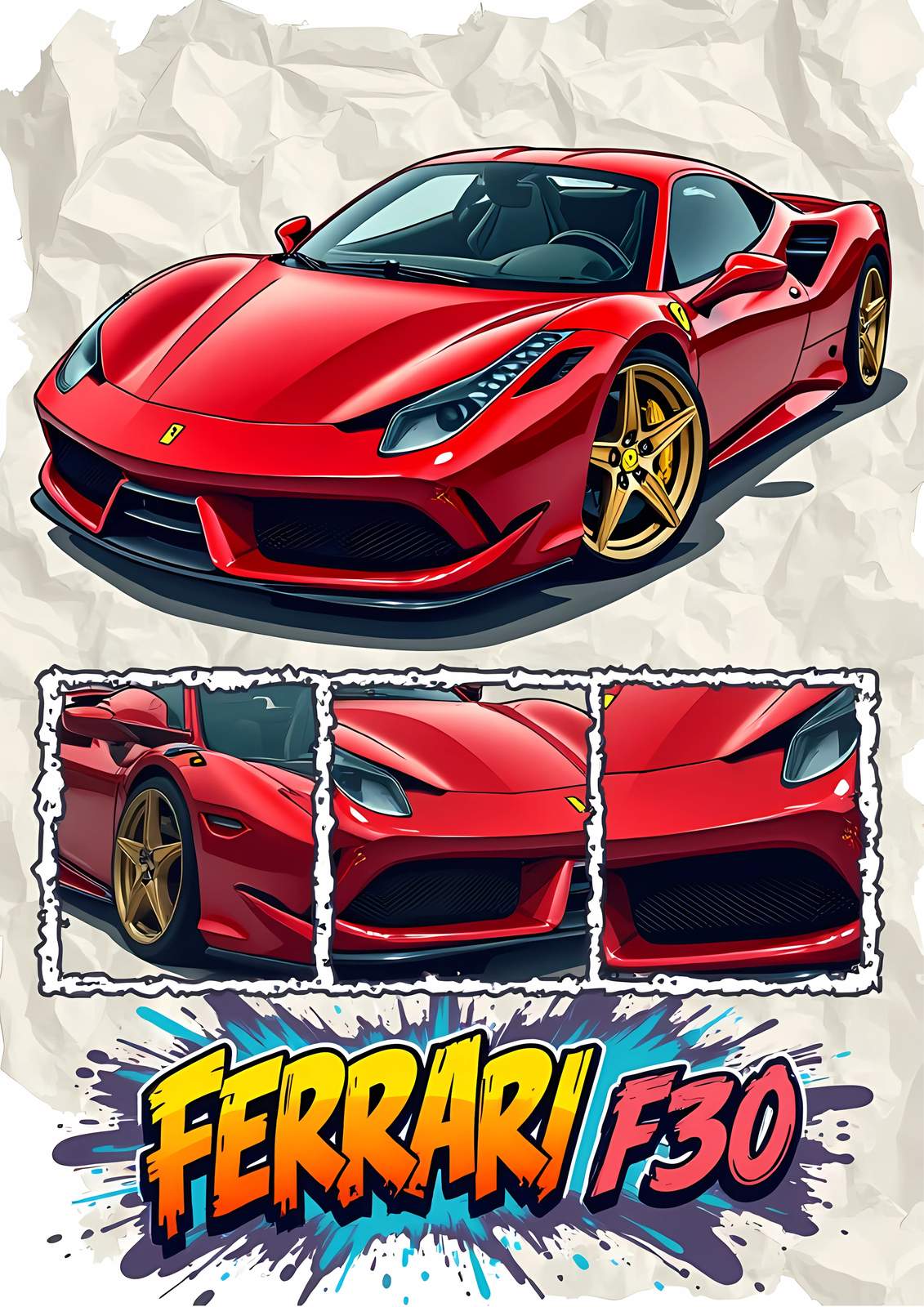 Poster - Ferrari F30