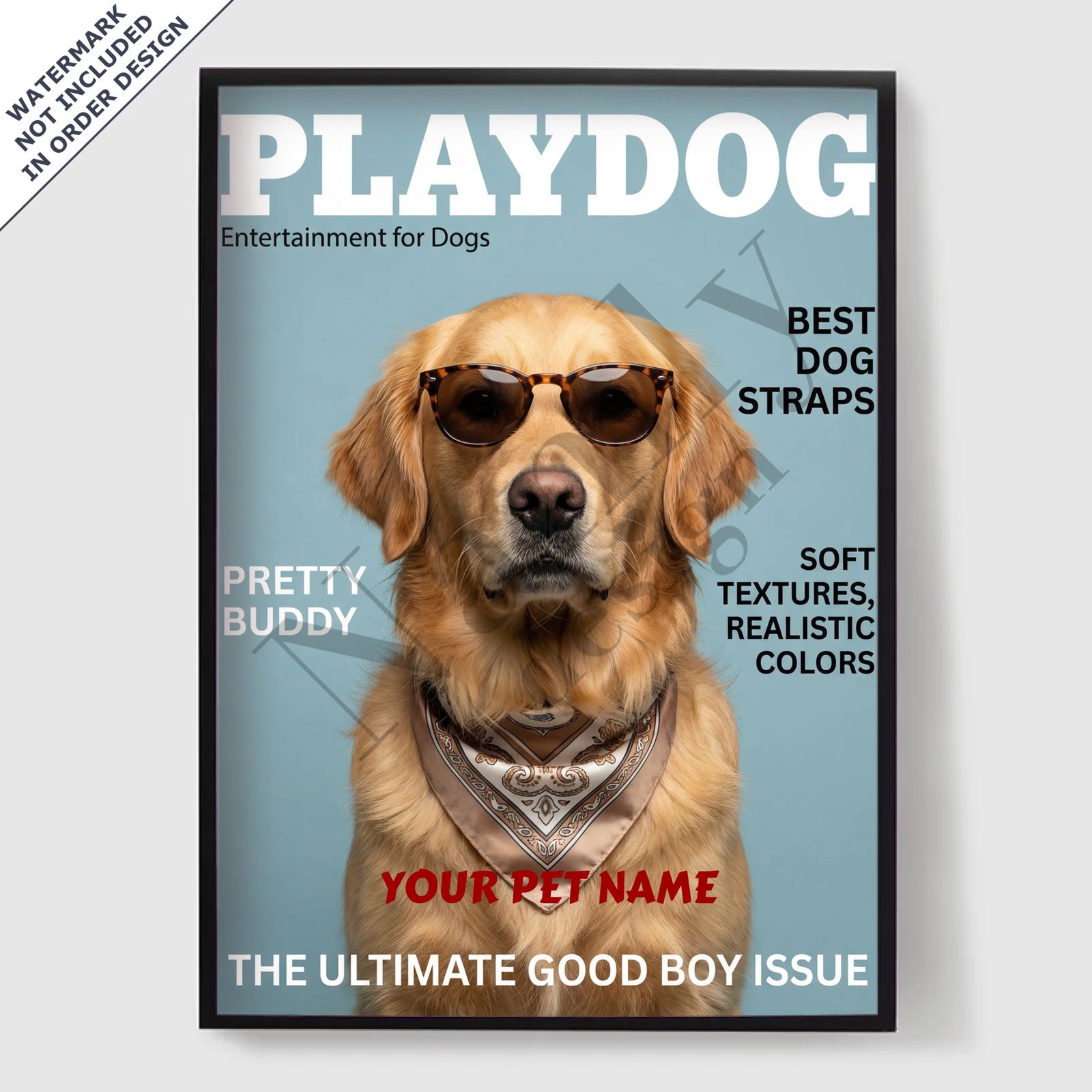 Personlig Poster - PlayPet Magazine - AI Poster