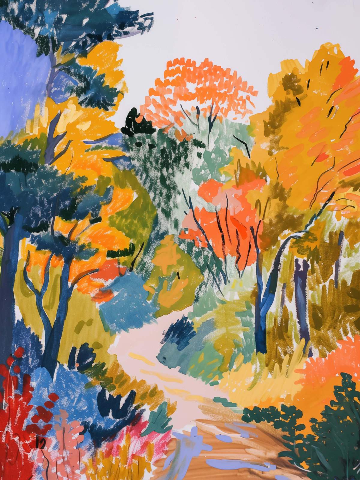 Affisch - Höstväg