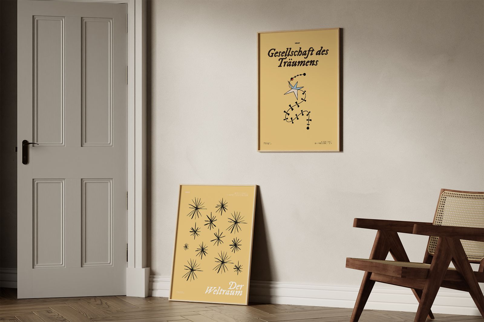 Poster - Abstrakt Expressionism / Set av 2