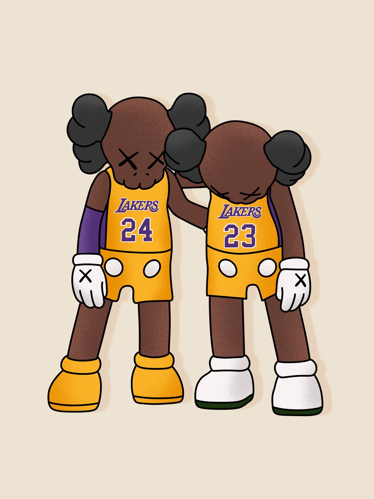 Poster - Lakers Duo