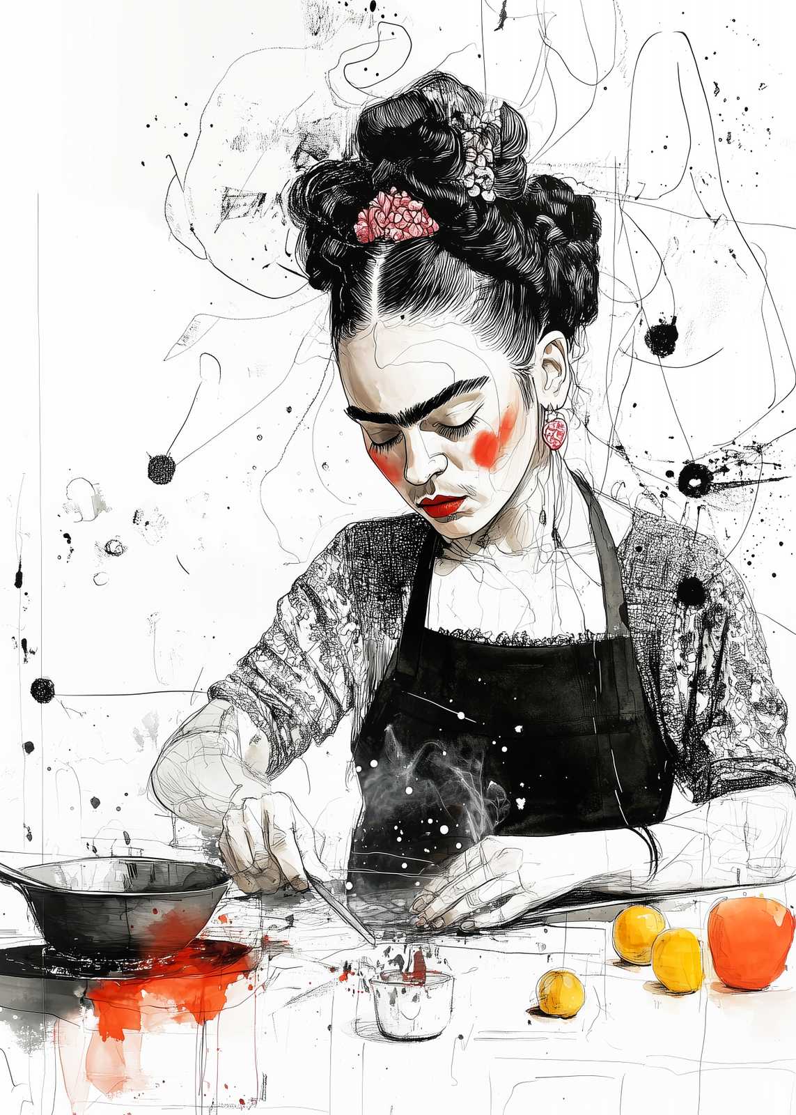 Poster - Frida Kahlo Konstverk