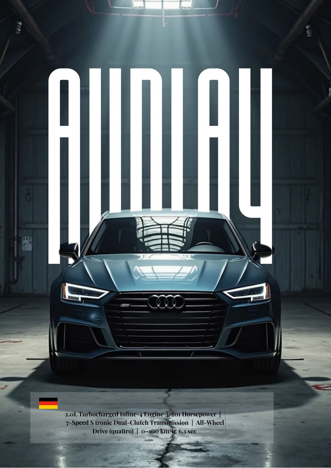 Poster - Audi bil design