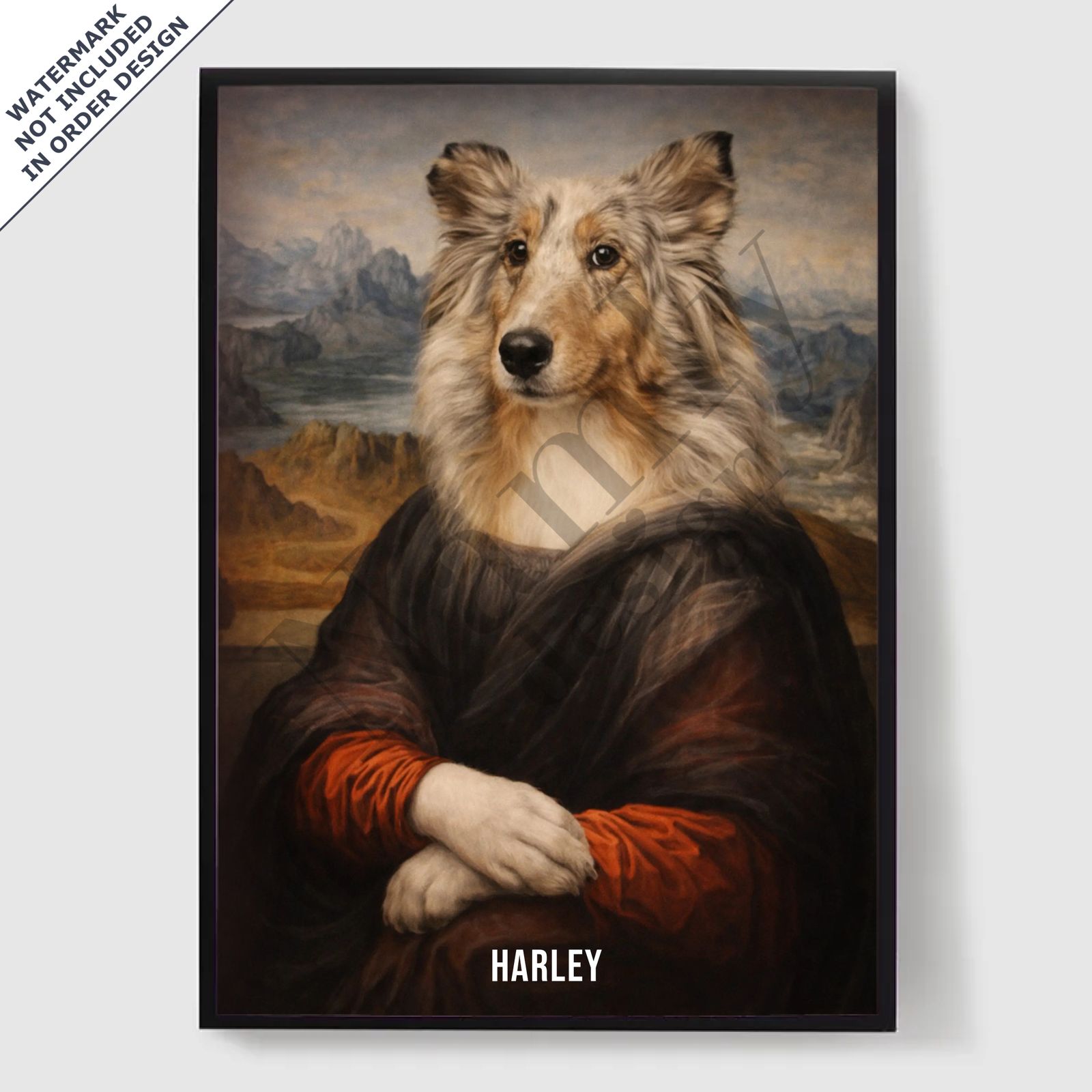 Personlig Poster - Damen från Högländerna - AI Poster