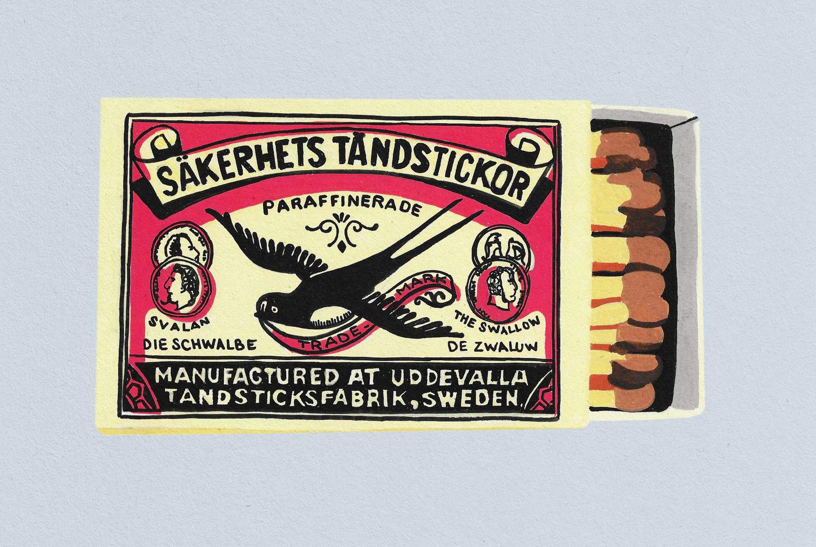 Poster - Svensk Tändsticksdesign