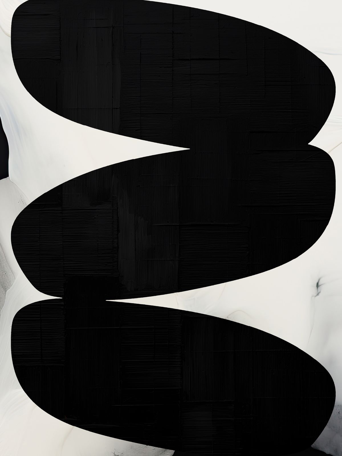 Poster - Abstrakta Svarta Former