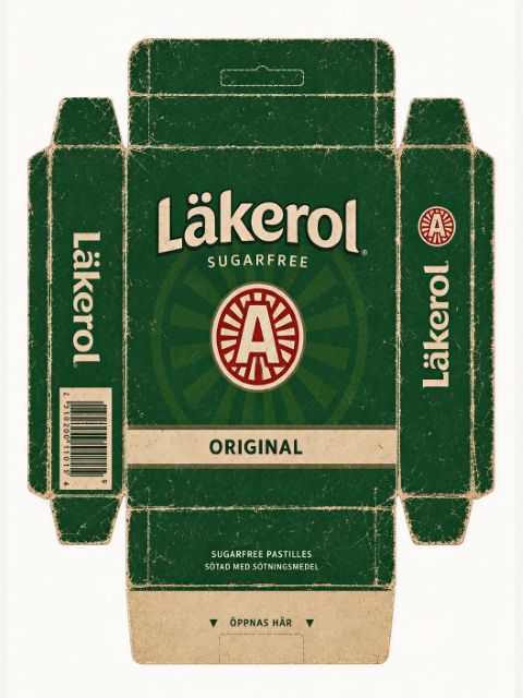 Poster - Läkerol Sugarfree Design