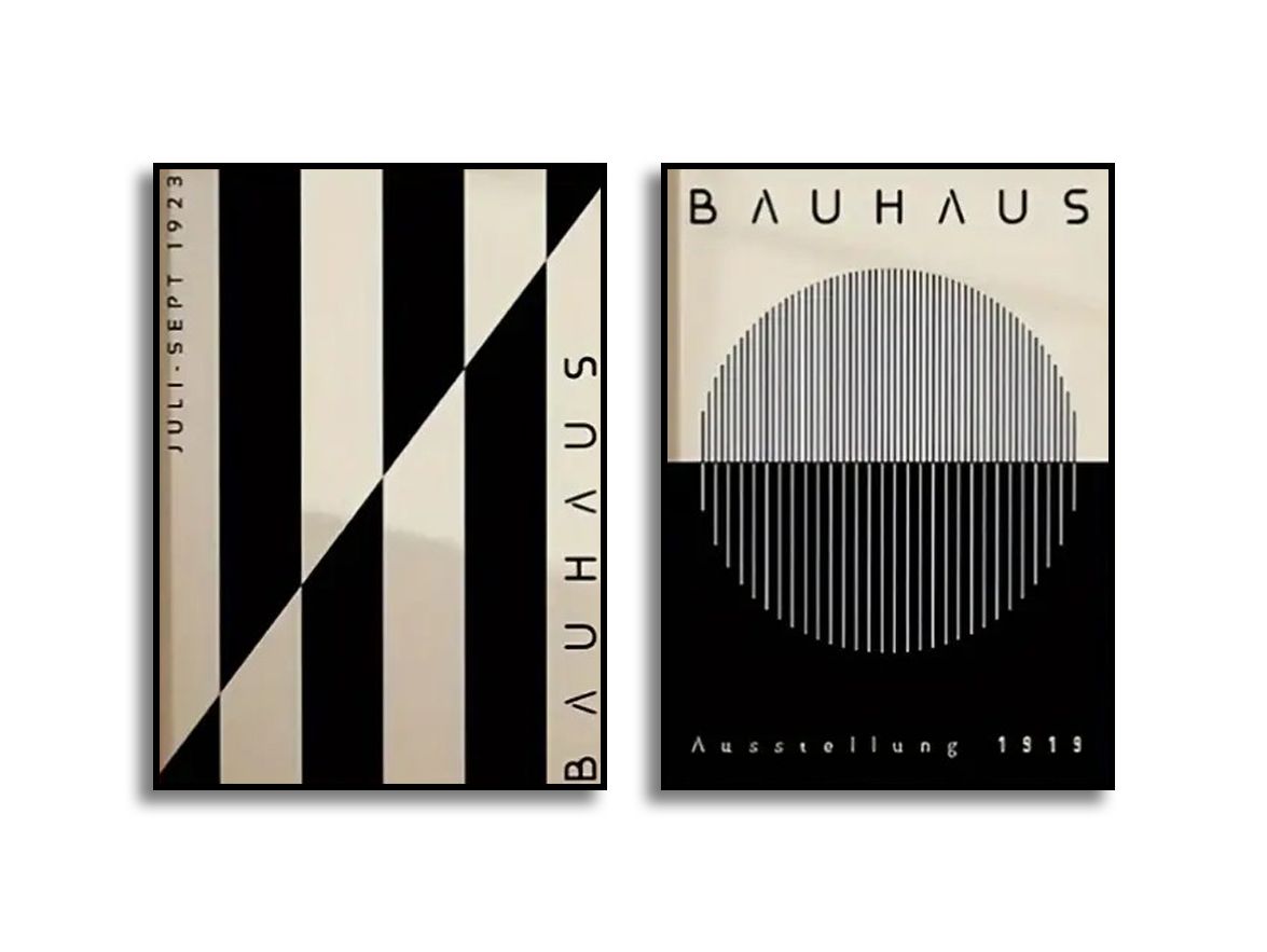 Poster - Bauhauskonst / Set med 2