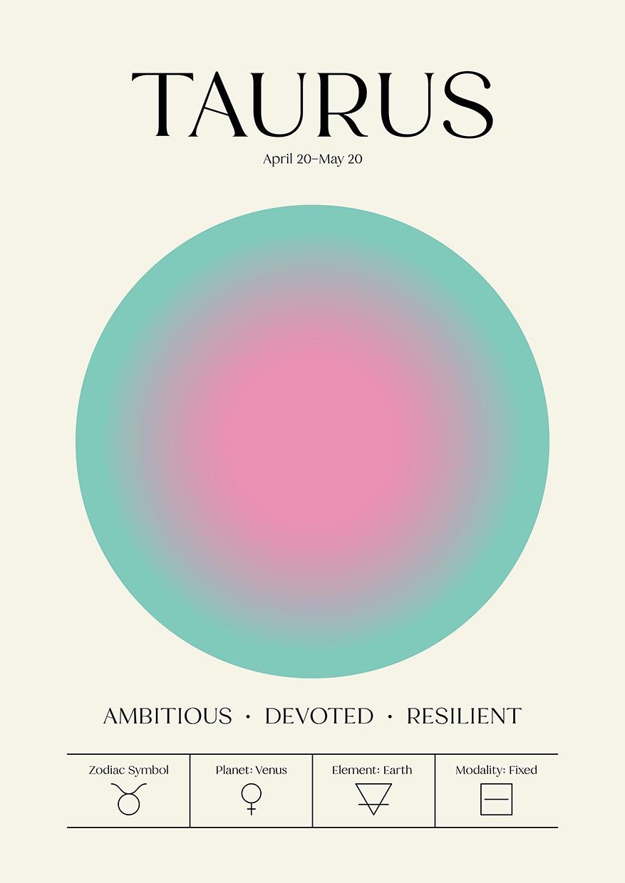 Poster - Taurus Zodiac