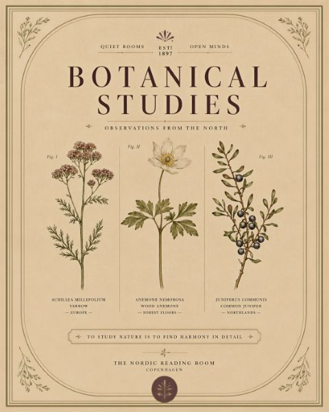 Poster - Botaniska Studier