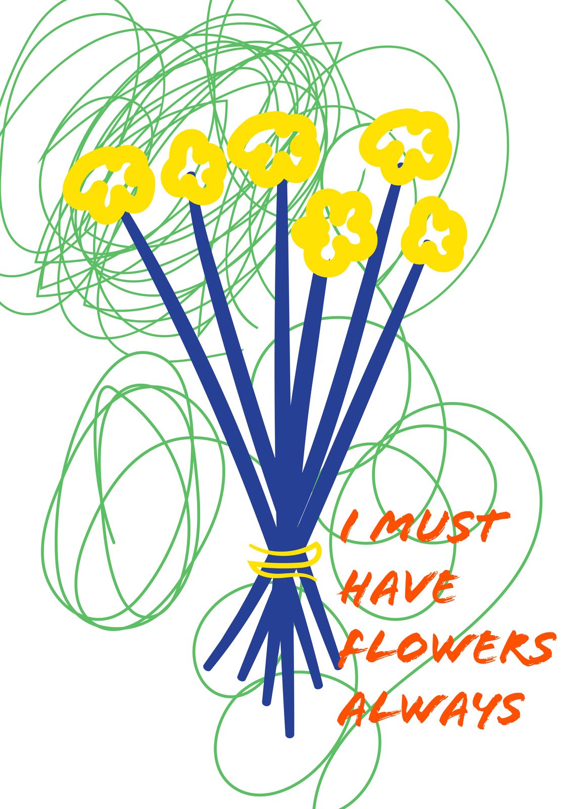 Poster - Jag Måste Ha Blommor
