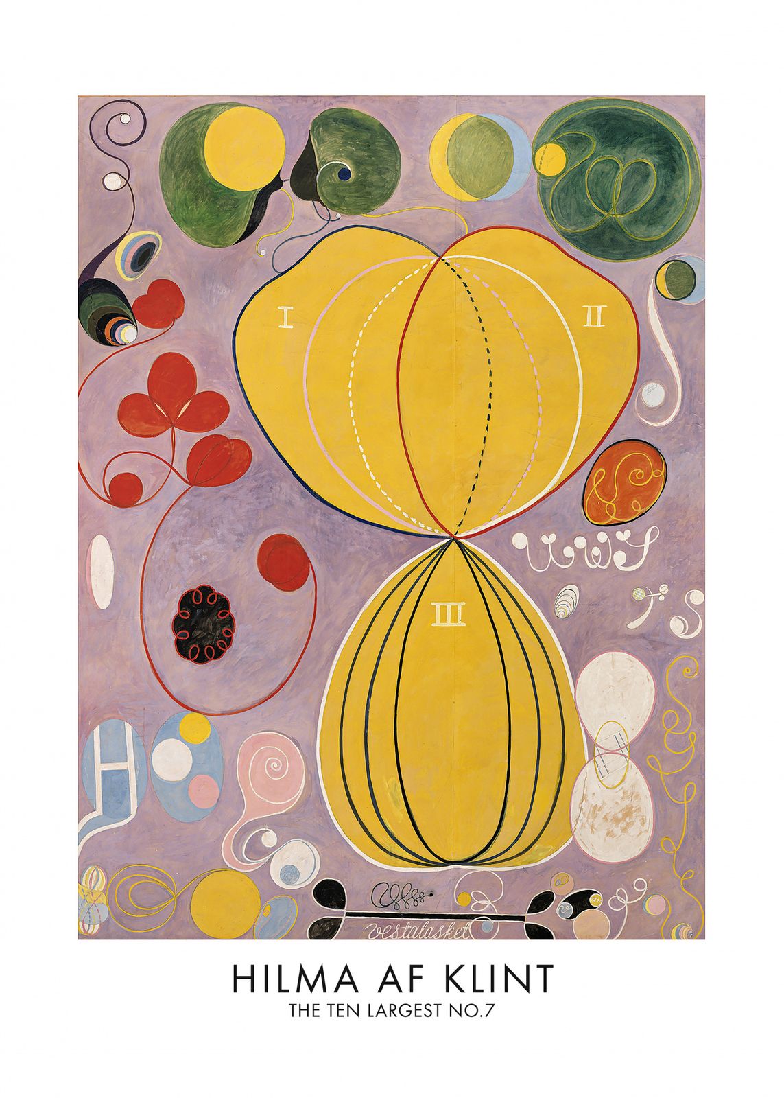 Poster - Hilma Af Klint De Tio Största Nr.7