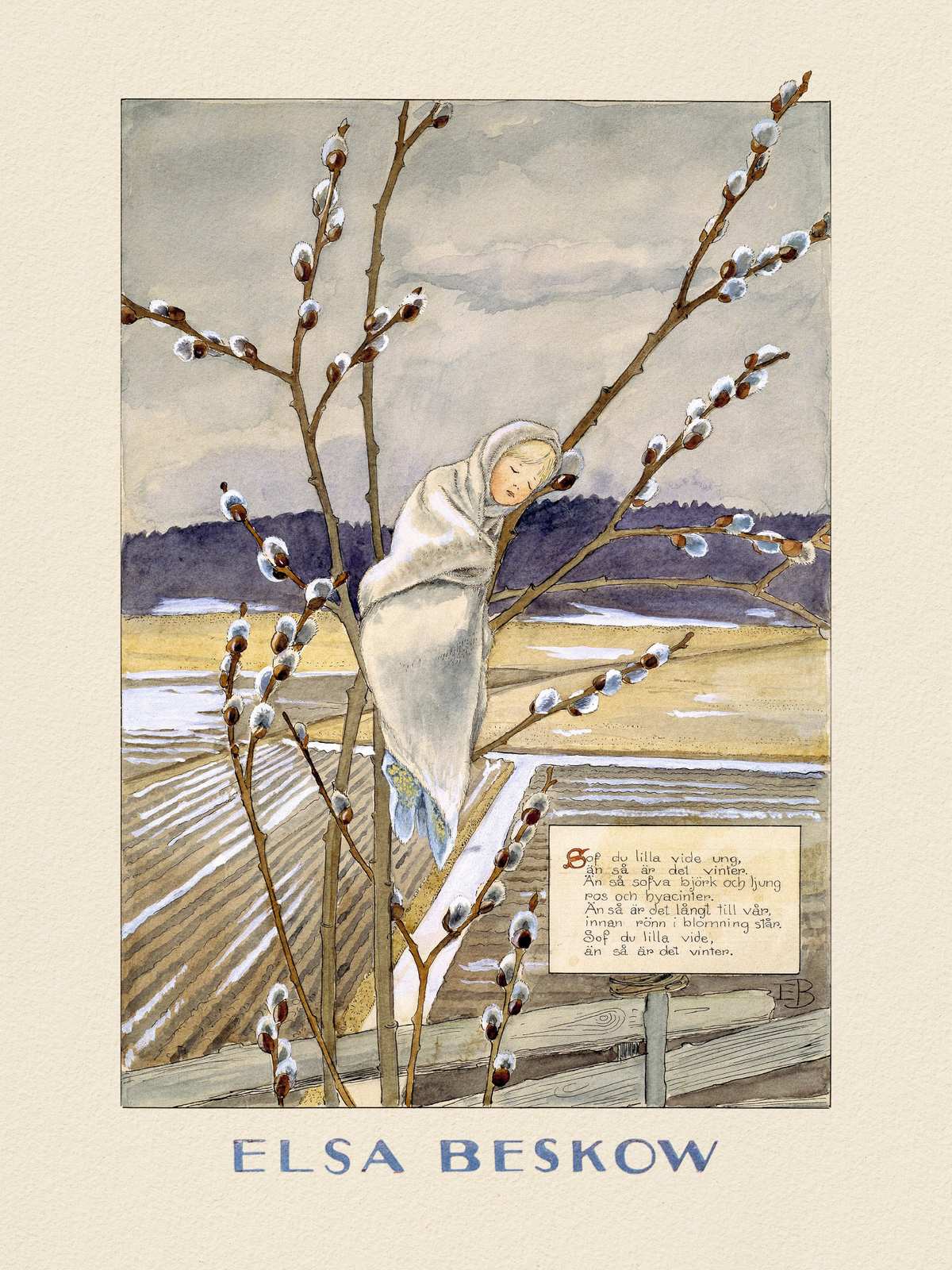 Poster - Elsa Beskow Konstverk