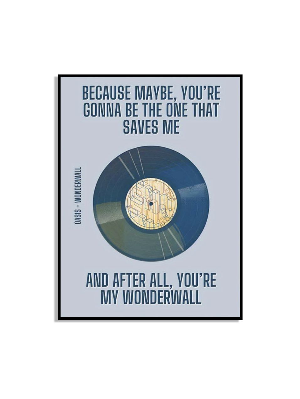 Wonderwall-poster av Oasis