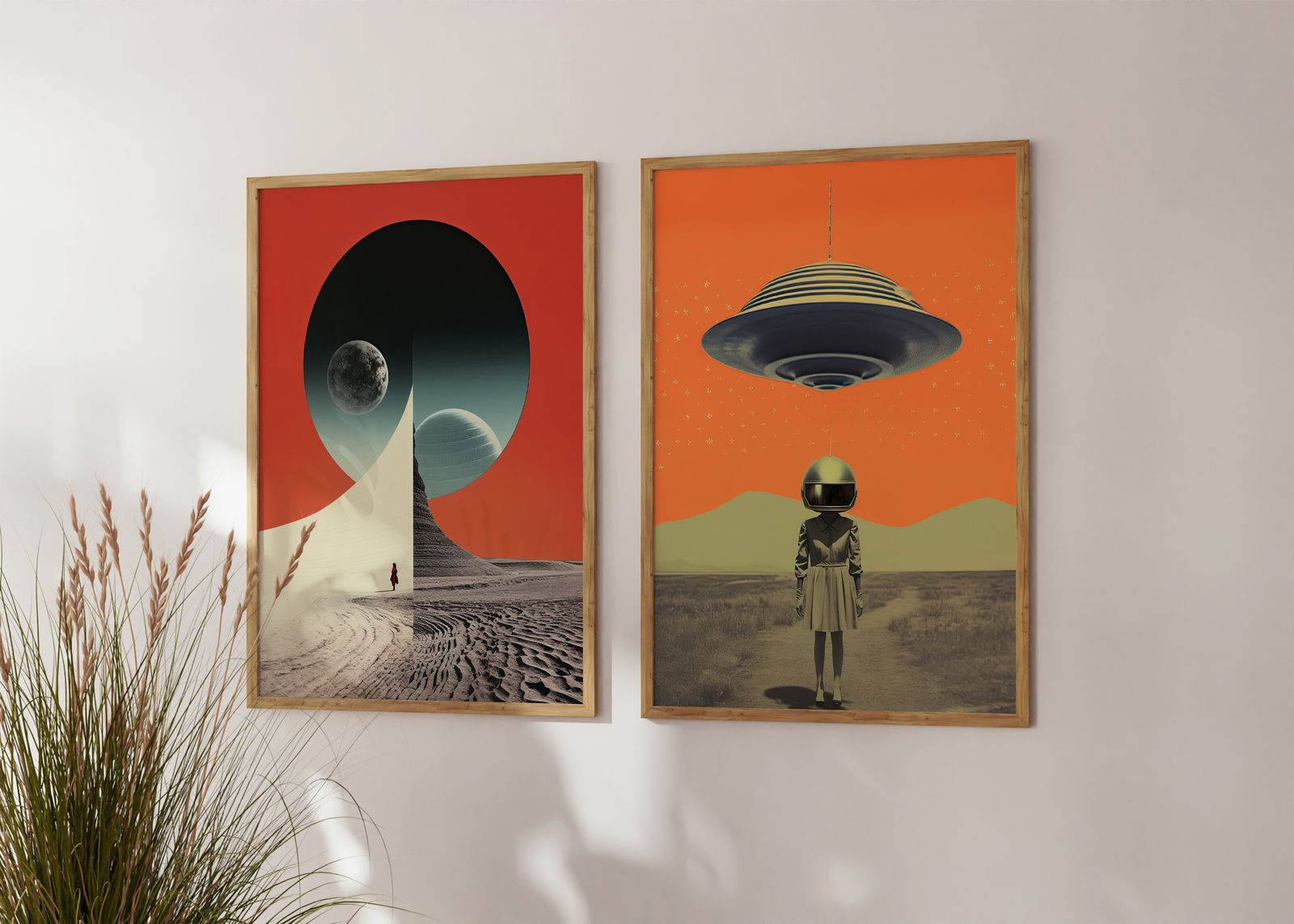 Poster - Surrealistiskt Landskap / Set av 2