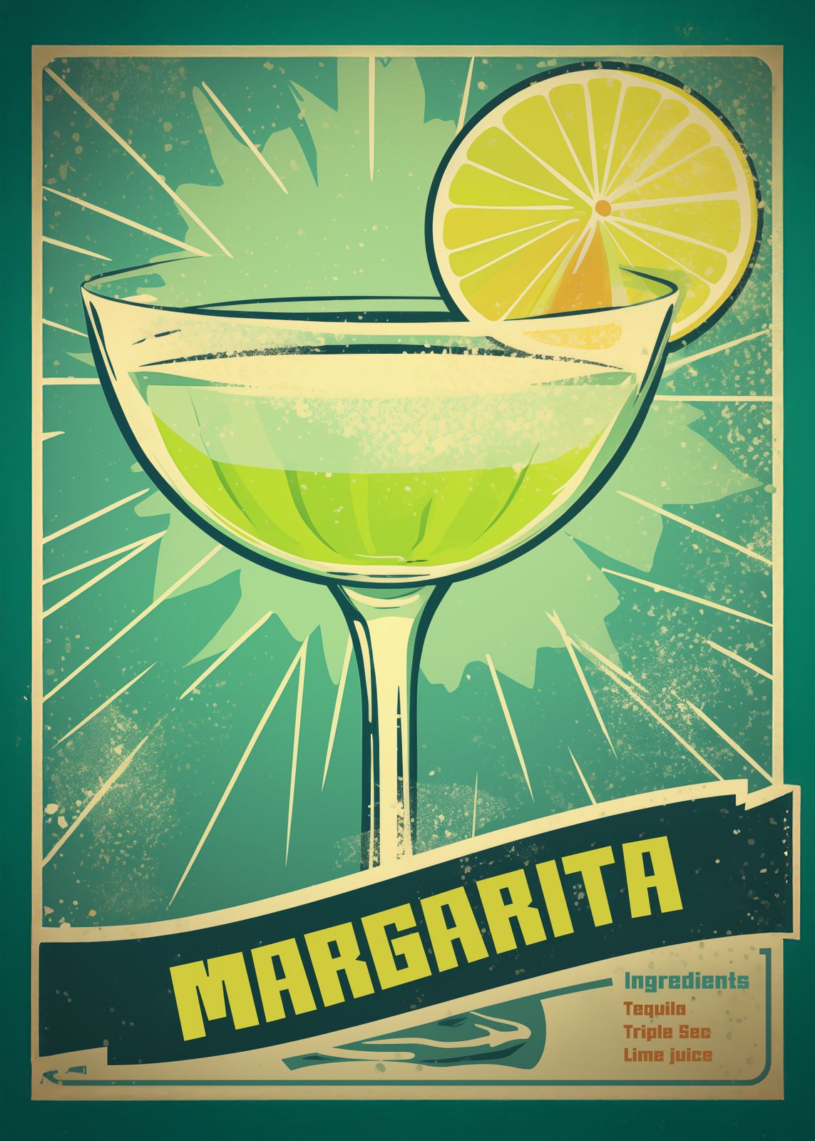 Poster - Margarita Cocktail