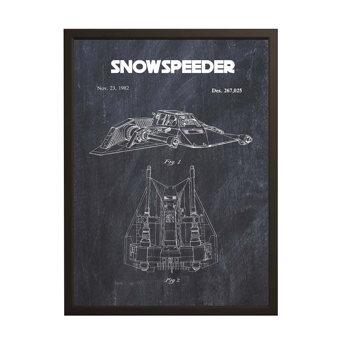 Patentritningsaffisch - Snowspeeder