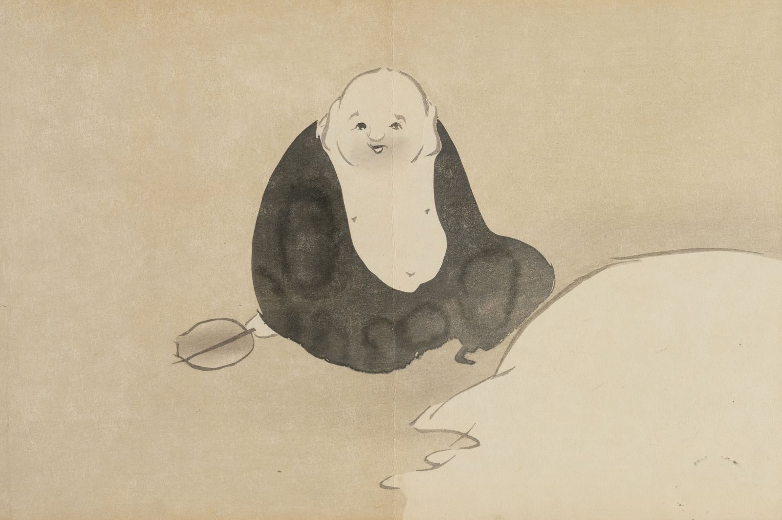Poster - Zen Monk målning