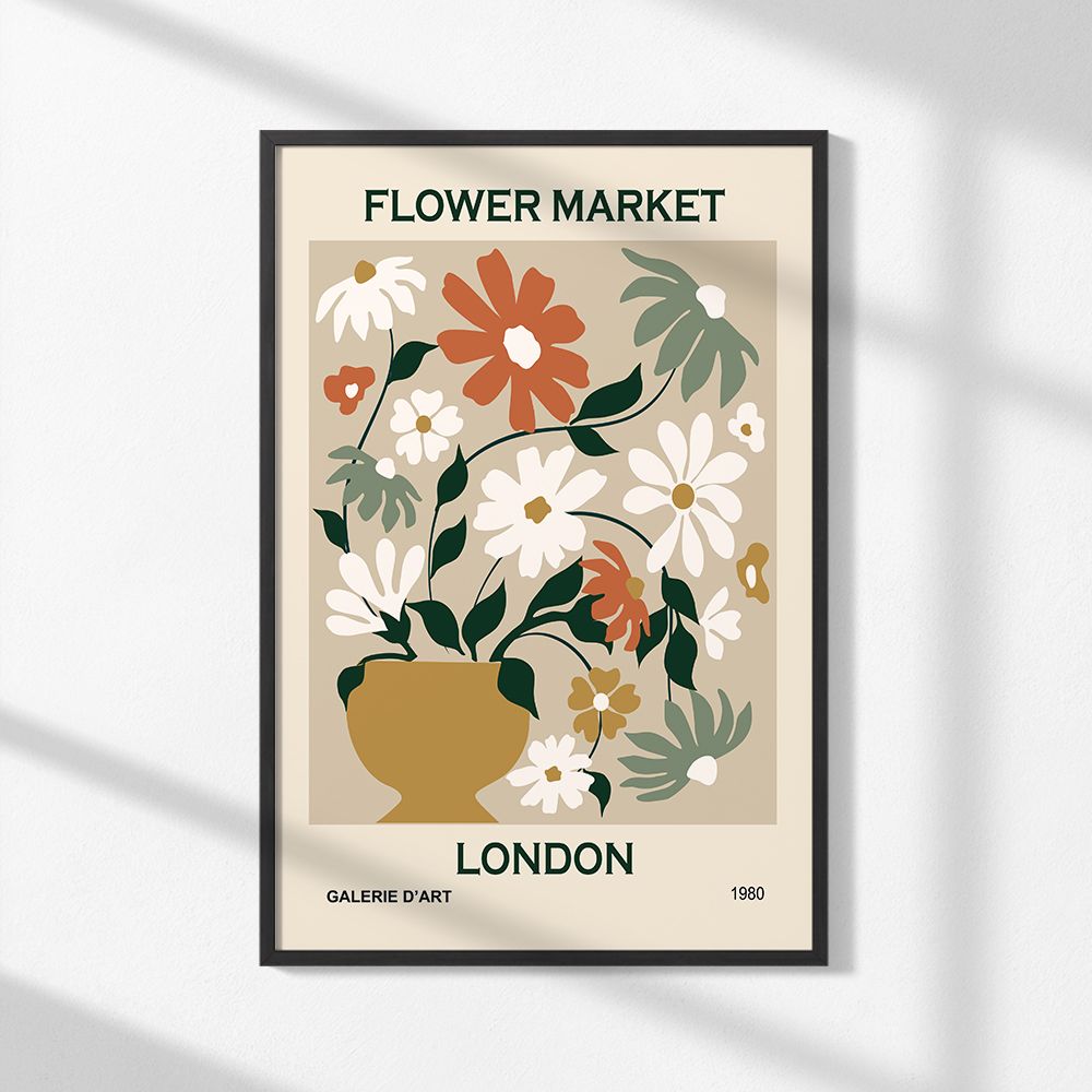 Poster - Blomstermarknad Kollektion / Set om 2