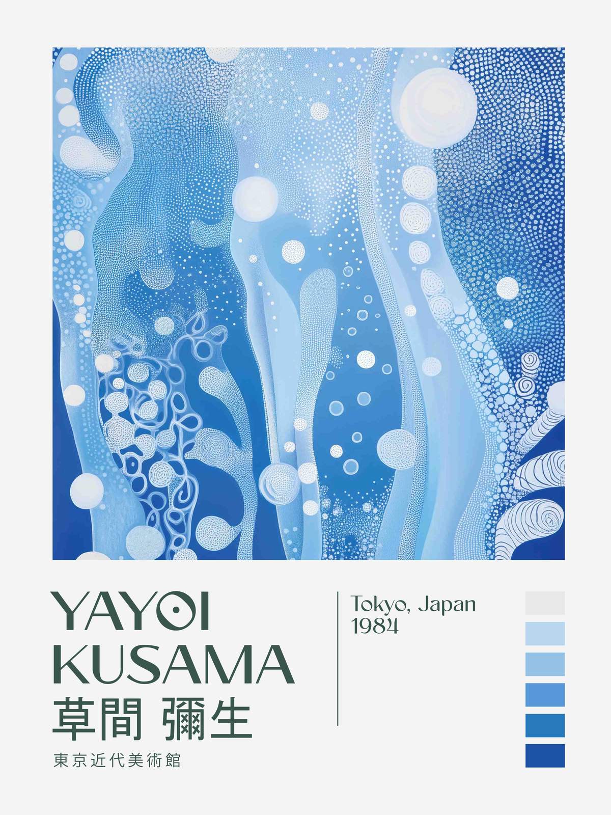 Poster - Yayoi Kusama Konst