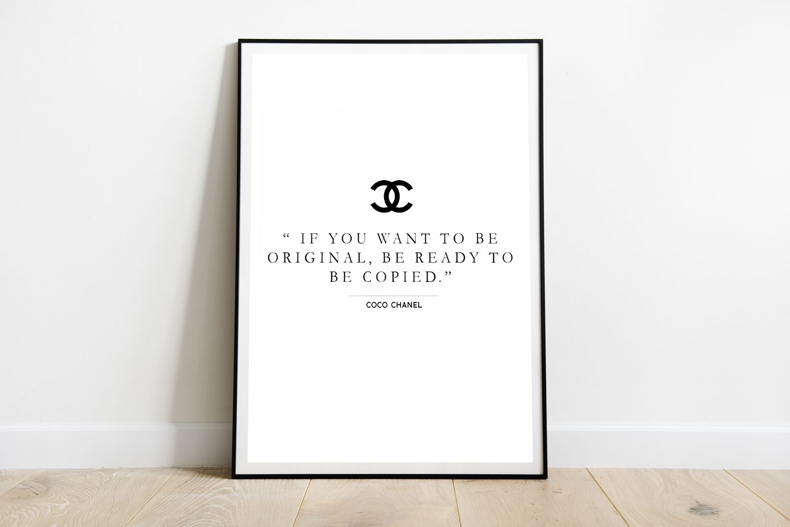 Poster - Coco Chanel Citat