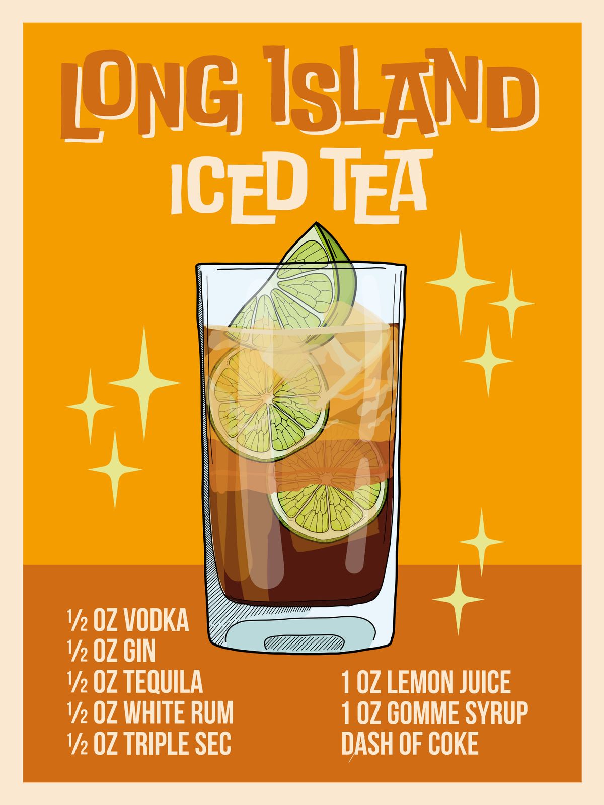 Poster - Long Island Iced Tea