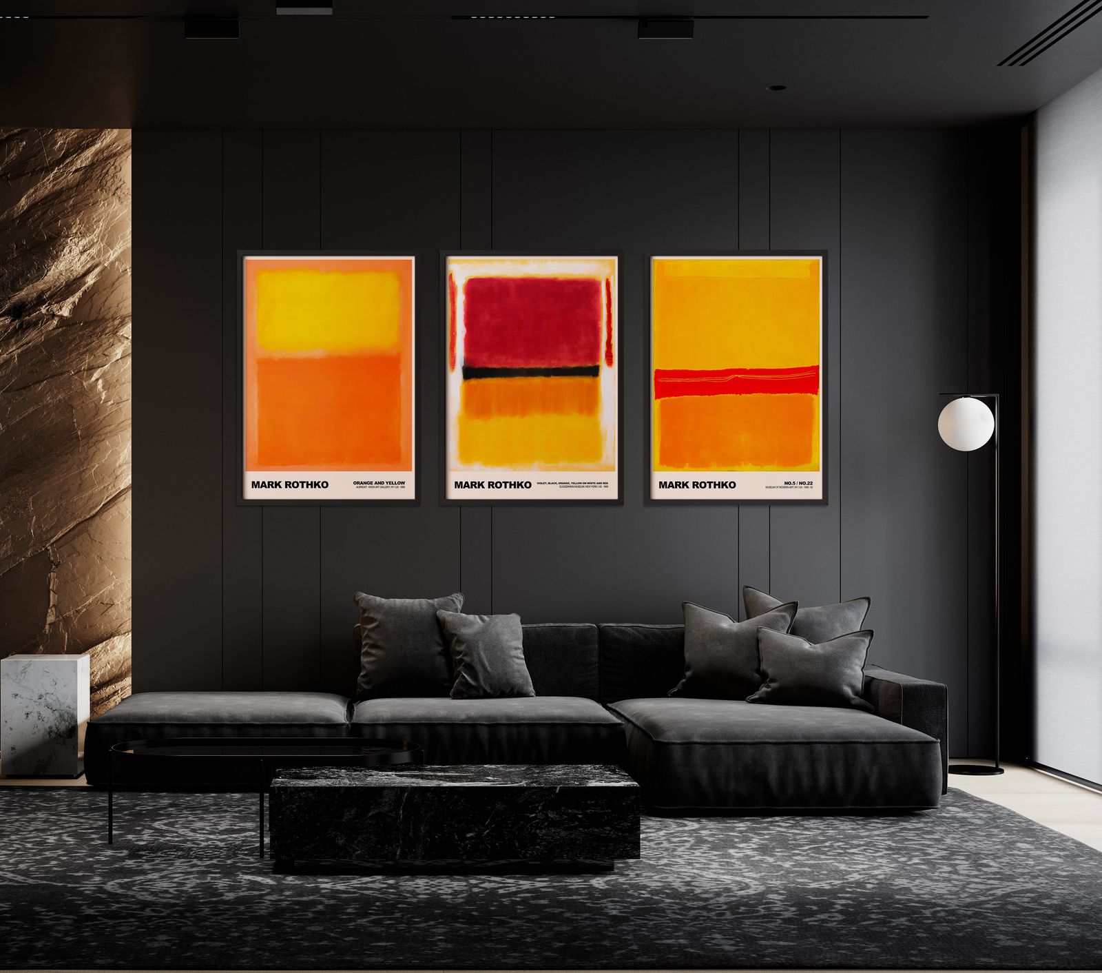 Poster - Mark Rothko Collection / Set of 3
