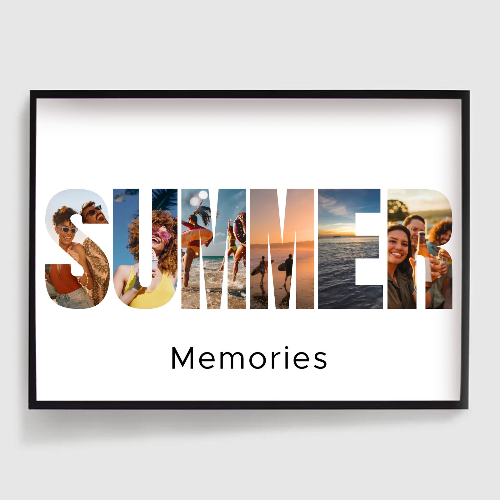 Personlig Poster - Sommarkollage - 6 Foton
