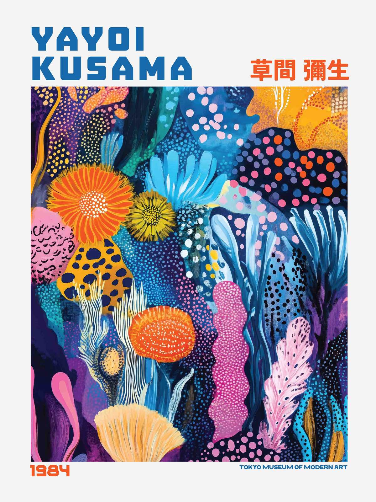Poster - Yayoi Kusama Levande Flora