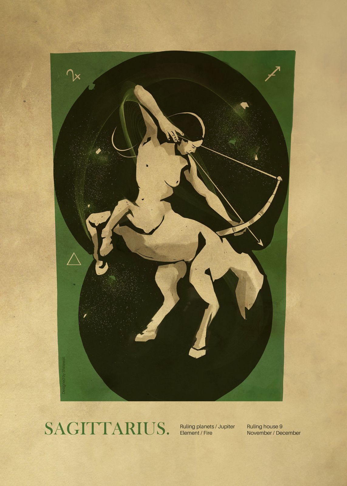 Poster - Skytten Zodiak