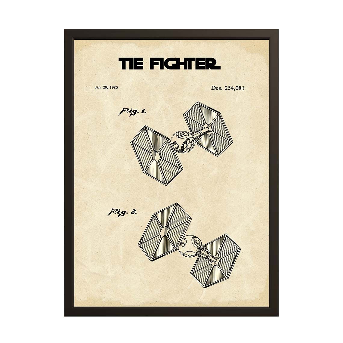 Patentritningsposter - TIE Fighter